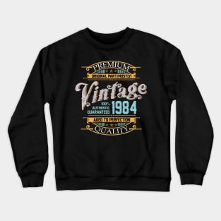 Premium Quality original part (mostly) vintage 1984 Crewneck Sweatshirt